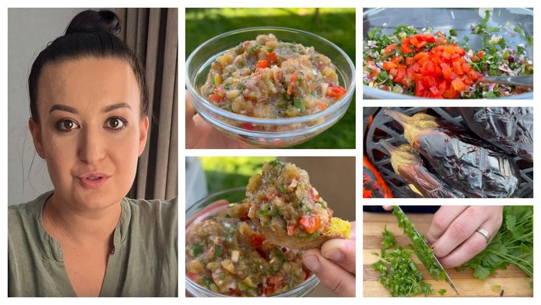 Salata Baba Ganoush, rețeta Roxanei Blenche. „Este absolut delicioasă și sper să o încercați și voi!” Salata Baba Ganoush, rețeta Roxanei Blenche. „Este absolut delicioasă și sper să o încercați și voi!”