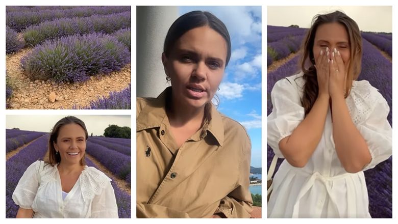 Cristina Șișcanu, criticată în mediul online pentru că s-a bucurat în lanul de lavandă din Franța! „Nu sunt lanuri de lavandă mult mai frumoase în România. Această răutate mă întristează.”