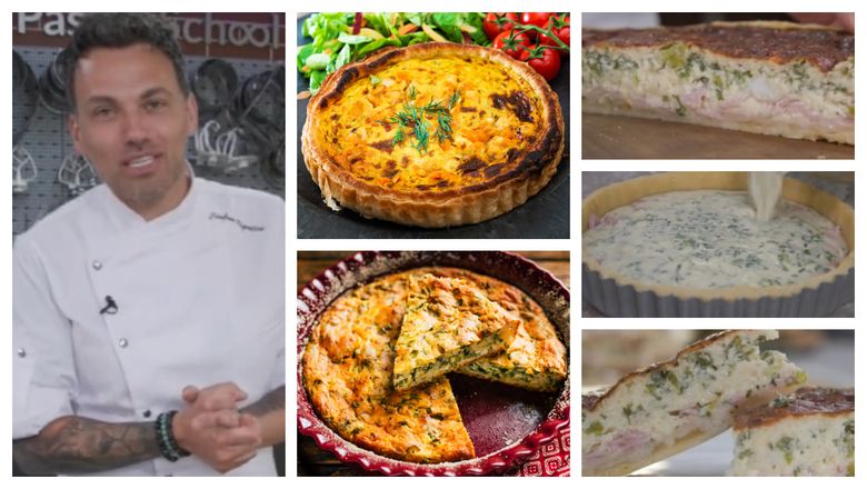 Quiche Lorraine, o rețetă franțuzească pregătită de chef Ștefan Popescu! „Este una dintre rețetele mele preferate. Este perfectă pentru mic dejun, chiar și pentru o cină!”