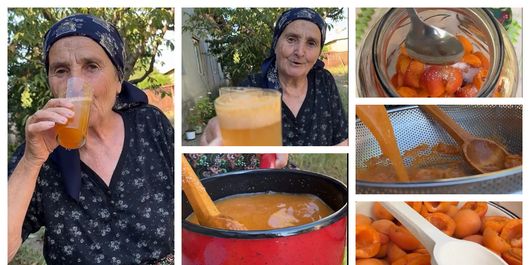 Sirop de caise fără fierbere, secretul împărtășit de bunica Gherghina! “E nemaipomenit de bun. E o bunătate!”