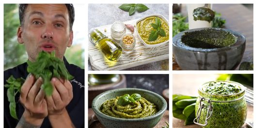 Cum prepară chef Ștefan Popescu sosul pesto? Rețeta de sos pesto autentic italian! „Simplu, proaspăt, fresh.”