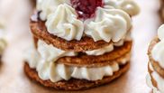 millefeuille cu crema de frisca