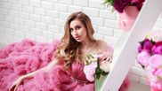 machiaj pentru rochie roz