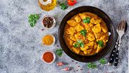 pui curry cu orez basmati