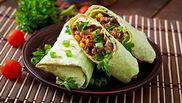 burrito cu carne de vita si legume