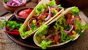 tacos cu carne si legume