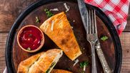 calzone cu spanac si branza