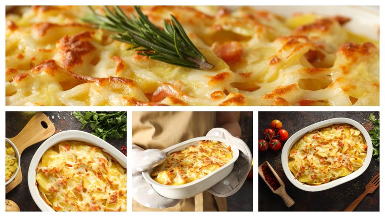 Cum să gătiți cartofi gratinați la cuptor cu un strat generos de cașcaval, ca un adevărat maestru culinar Cum să gătiți cartofi gratinați la cuptor cu un strat generos de cașcaval, ca un adevărat maestru culinar. Trucul dezvăluit de marii bucătari