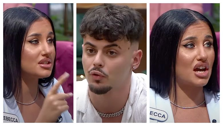VIDEO Rebecca și Antoni au ajuns din nou la cuțite: „Tu ești pătată și ești pătată și văzută peste tot. Cum vii tu să dai niște lecții când tu ca femeie ai apărut în ipostaza aia?”