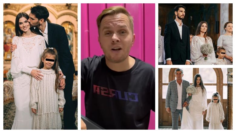 FOTO Codin Maticiuc, imagini de la nunta lui Theo Rose, la care a participat &icirc;mpreună cu fiica lui. &ldquo;Acasă la idolul ei!&rdquo;