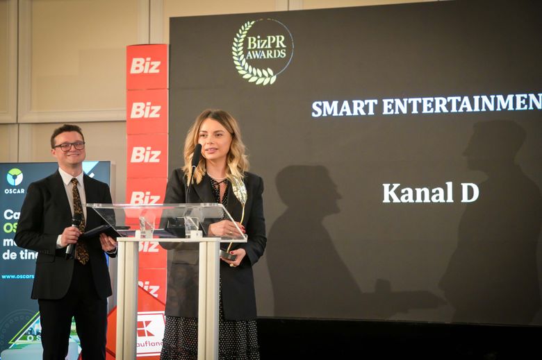 Kanal D, premiat aseară la Gala Biz PR Awards