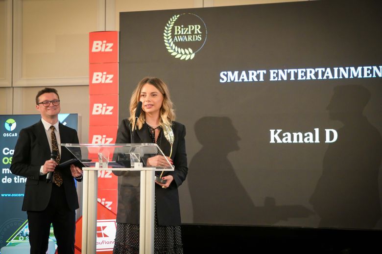 Kanal D, premiat aseară la Gala Biz PR Awards Kanal D, premiat aseară la Gala Biz PR Awards