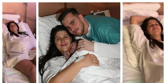 FOTO Geta Sterp a adus pe lume primul său copil! Proaspăta mămică se bucură de un băiețel sănătos, alături de tăticul emoționat!