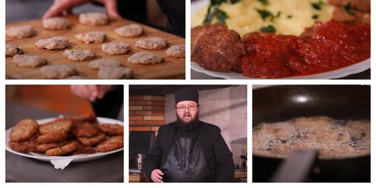 Chiftele de hrișcă, rețeta pregătită de părintele Mina. “O rețetă foarte simplă. Se pot servi cu piure de cartofi și cu puțin sos.”