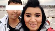 Adriana Bahmuțeanu și fiul ei