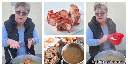 Gina Bradea a pregătit supă din oase de vită! Cât de sănătoasă este și ce beneficii aduce pentru sănătate? 