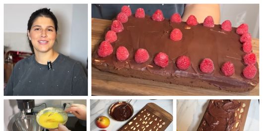 Negresă cu mere și ciocolată, desertul pregătit de Geta Sterp. “E o rețetă foarte simplă, rapidă și delicioasă.”
