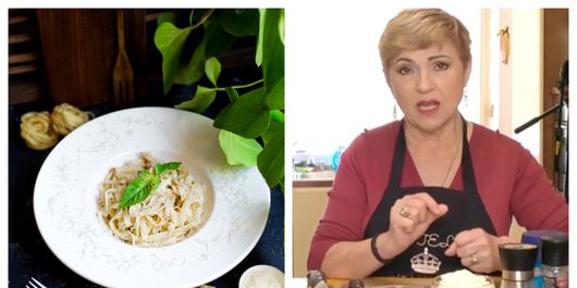 Cum pregătește Nicoleta Voica tagliatelle cu sos de brânză și carne de pui? Artista a spus ce folosește pentru decor. „O rețetă ușoară care se prepară în scurt timp.”