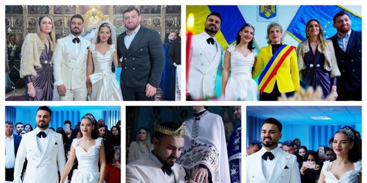 FOTO  Nunta lui Jador și a Oanei Ciocan în imagini. “Această zi va rămâne pentru totdeauna în inima noastră.”