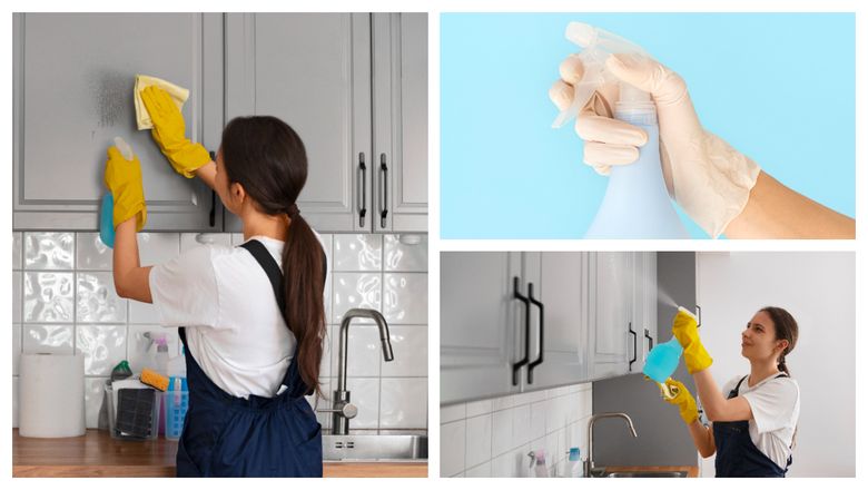 Cum să cureți grăsimea de pe dulapurile bucătăriei tale, rapid și ușor Cum să cureți grăsimea de pe dulapurile bucătăriei tale, rapid și ușor