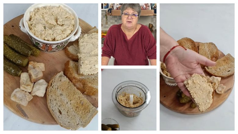 Pastă de jumări, preparatul pregătit de Gina Bradea. Cum poate fi servit și de ce aveți nevoie pentru a o realiza. „Dăm prin blender totul până se obține o pastă fină.”
