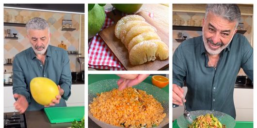 Salată vegană de pomelo și linte, rețeta lui chef Joseph Hadad! 