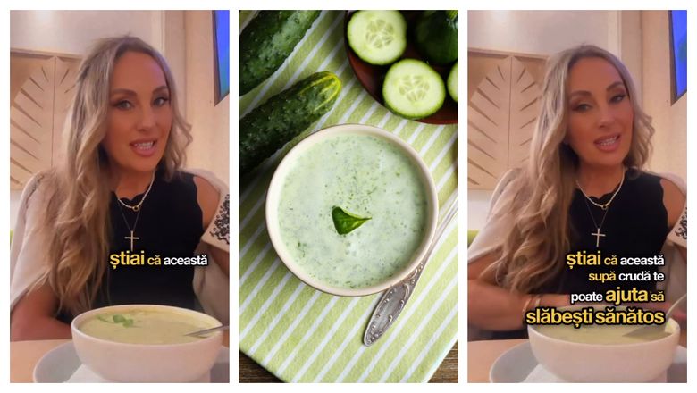De ce recomandă Florentina Opriș, supa crudă de castravete? Care sunt beneficiile oferite de aceasta, organismului nostru: "Vreau să-ți spun că ingredientul principal este castravetele!" De ce recomandă Florentina Opriș, supa crudă de castravete? Care sunt beneficiile oferite de aceasta, organismului nostru: "Vreau să-ți spun că ingredientul principal este castravetele!"