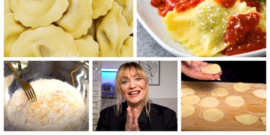 Tortellini de casă cu mozarella, rețeta pregătită de Cristina Cioran. „Ce frumusețe, nu s-au destrămat, nu s-au rupt.”