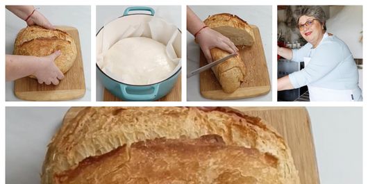 Secretul Ginei Bradea pentru o pâine de casă pufoasă. Ce face înainte să bage aluatul la cuptor. „Ca un burete. O felie de pâine perfectă.”