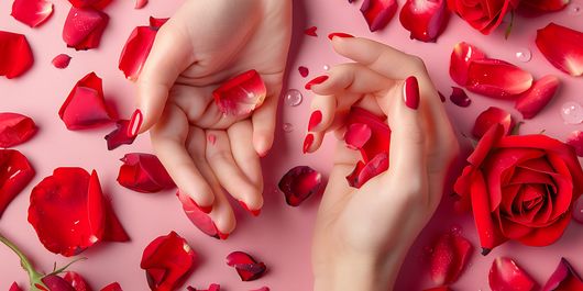 6 modele de unghii de Valentine's Day