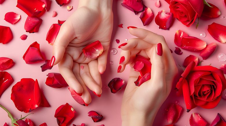 6 modele de unghii de Valentine's Day
