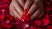 6 modele de unghii de Valentine's Day