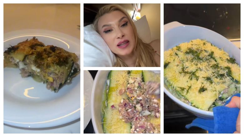 Lasagna cu ton, zucchini și brânză, rețeta pregătită de Andreea Bălan. Artista a dezvăluit cum pregătește un preparat sănătos. “Ce bine arată! Delicios!” Lasagna cu ton, zucchini și brânză, rețeta pregătită de Andreea Bălan. Artista a dezvăluit cum pregătește un preparat sănătos. “Ce bine arată! Delicios!”