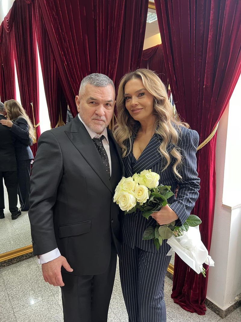 Leonard Doroftei și soția lui