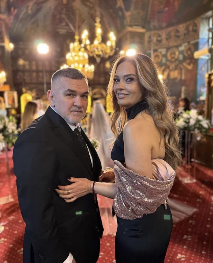 Leonard Doroftei și soția lui