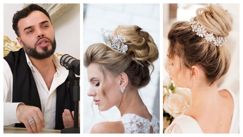 Bassam Dabbas vorbește despre coafurile de mireasă. Ce a refuzat hairstylistul până acum să realizeze la cliente. “Nu avem nici ciment, nici nu construiești bloc.”