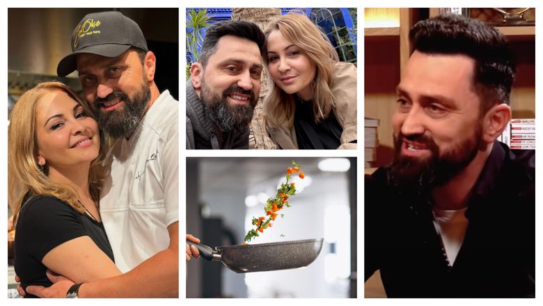 Cine gătește în familia lui chef Orlando Zaharia? "Soția mea este cel mai mare critic al meu și ea mă critică de multe ori și când vine la restaurant la mine!"