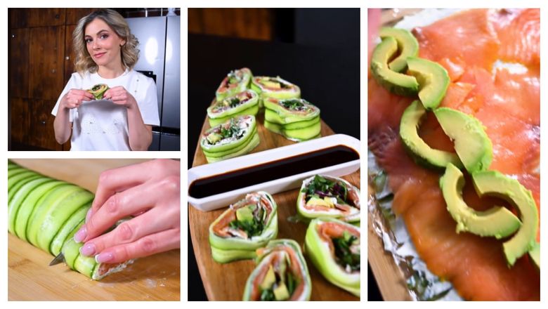 Sushi cu castraveți, varianta realizată de Andreea Ibacka. „O masă sănătoasă, perfectă pentru primăvară.” Sushi cu castraveți, varianta realizată de Andreea Ibacka. „O masă sănătoasă, perfectă pentru primăvară.”
