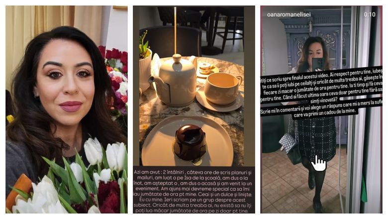 Oana Roman, încurajare pentru toate femeile, cu privire la timpul dedicat lor! "Când ai făcut ultima oară ceva doar pentru tine fără să te simți vinovată?" Oana Roman, încurajare pentru toate femeile, cu privire la timpul dedicat lor! "Când ai făcut ultima oară ceva doar pentru tine fără să te simți vinovată?"