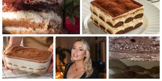 Laura Cosoi a pregătit un desert foarte iubit, tiramisu! Chiar și cei mici se pot bucura de acest desert, fiind fără cofeină: 