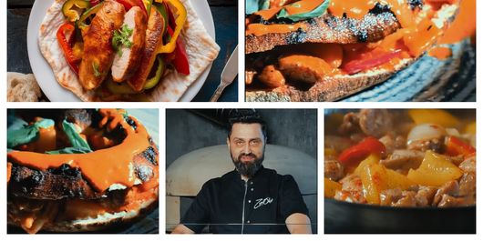 Pui cu ardei în pâine, rețetă pregătită de Chef Orlando Zaharia! 