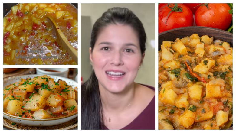 Mâncărică de cartofi, pregătită de Geta Sterp! Cu doar câteva ingrediente a gătit o rețetă delicioasă de post: "E foarte bună și rapidă!" Mâncărică de cartofi, pregătită de Geta Sterp! Cu doar câteva ingrediente a gătit o rețetă delicioasă de post: "E foarte bună și rapidă!"