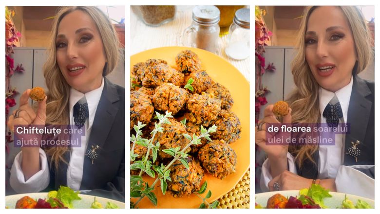 Chifteluțe din linte, perfecte în procesul de detoxifiere, preparatul realizat de Florentina Opriș: “Am mai pus un condiment foarte interesant.”