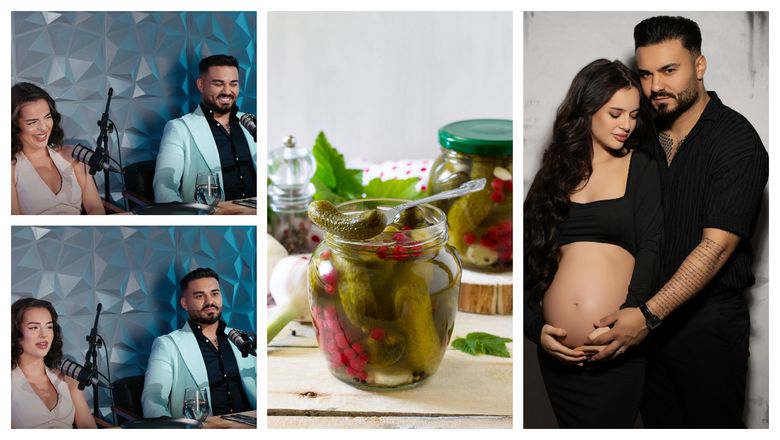 Oana Ciocan și Jador, destăinuiri despre primele luni de sarcină. De ce a slăbit partenera artistului 6 kilograme? „A mâncat un butoi de murături.”