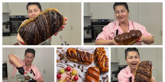 Gabriela Cristea a pregătit cozonaci umpluți cu ciocolată și nuci și Babka! Află și tu secretul pentru a-i prepara de Paște: 