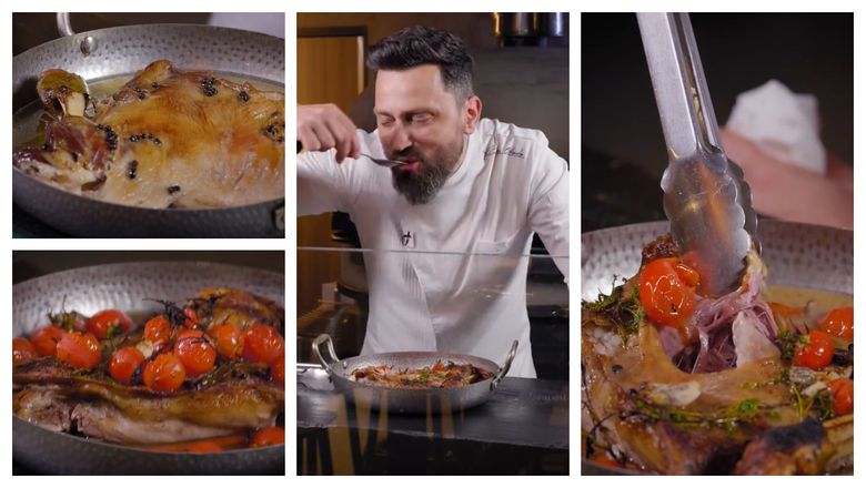 Pulpă de miel la cuptor, rețeta pregătită de chef Orlando Zaharia. „Vom avea o structură așa cum merităm noi să mâncăm de sărbătorile Pascale.” Pulpă de miel la cuptor, rețeta pregătită de chef Orlando Zaharia. „Vom avea o structură așa cum merităm noi să mâncăm de sărbătorile Pascale.”