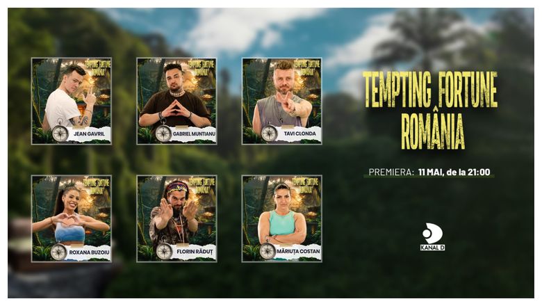 "Tempting Fortune România" va avea premieră pe 11 mai, de la 21:00, la Kanal D "Tempting Fortune România" va avea premieră pe 11 mai, de la 21:00, la Kanal D