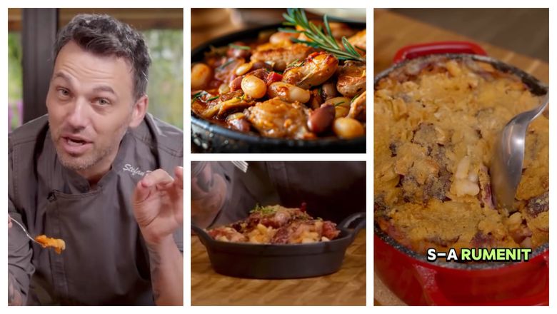 Cassoulet, un preparat clasic franțuzesc, rețeta pregătită de chef Ștefan Popescu. „E bună rău.” Cassoulet, un preparat clasic franțuzesc, rețeta pregătită de chef Ștefan Popescu. „E bună rău.”