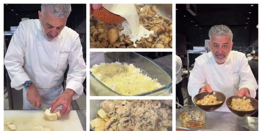 Țelină gratinată cu ciuperci, rețeta lui chef Joseph Hadad! Ține cont de temperatura cuptorului: 