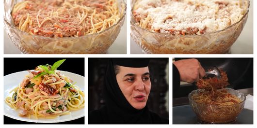 Spaghete cu ton, rețeta pregătită de Maica Antonia! Cele din grâu dur fac toată diferența: 